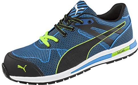 Puma Herren Blaze Knit Low Schnürschuhe, Blau, 44 EU