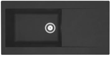 STRADOUR Evier a encastrer Lierra 1C 1000 - Noir