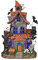 Valery Madelyn Halloween Dekoration mit farbwechselnden Lichtern, Halloween Hausstatuen und Figuren aus Kunstharz für Halloween Party Deko, 29cm（L）