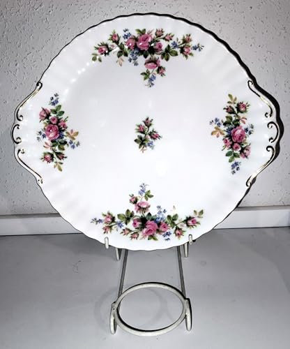Rahm &AngiesStrickZauber verkauft: Royal Albert/Tortenplatte/Original/Moos Rose/ca.26 cm /
