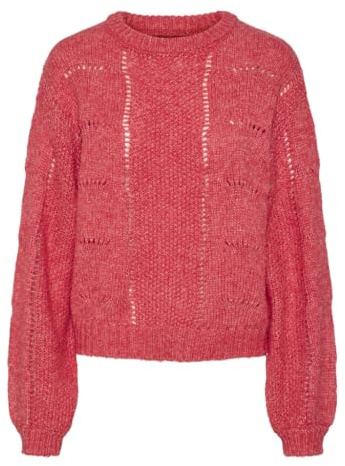PIECES dam Pcdeline Ls O-neck Knit Mm Pullover-tröja