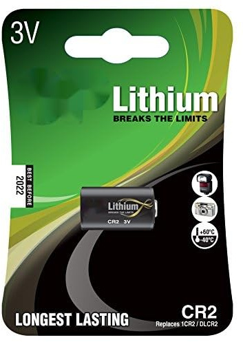 Pila de Litio CR-2, Dimensiones 15,60 x 27,00 mm, 3V, presentada en Blister. Incluye 1 Unidad. Ideal para Dispositivos Que requieren una Fuente de energía confiable y Duradera.