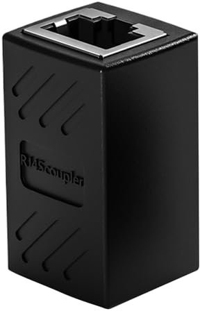 Coupleur de câble Internet, Adaptateur d'extension Ethernet - Connecteur réseau | Accessoires réseau à Longue Distance pour Les routeurs des Ordinateurs de Garage