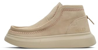 KOALA BAY Botines Piel Serraje Beige - Tundra (Beige, Sistema tallas calzado EU, Adulto, Números, mediano, 38)