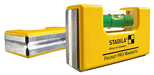 Stabila 11901 Magnetic Pocket Level PRO with Holster Yellow