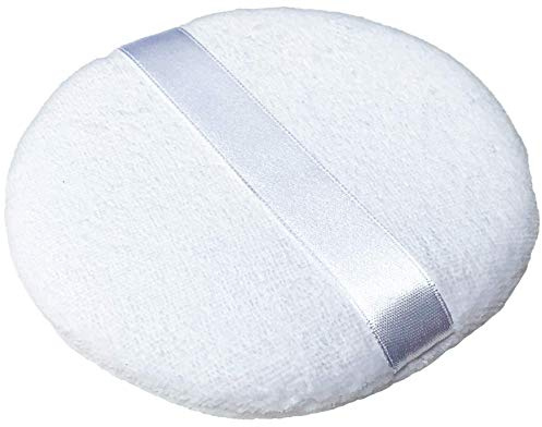 NextClimb Extra Large 4.5” White 100% Cotton Powder Puff for Makeup, Round, Comfortable to Hold