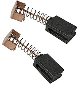 Lot de 2 charbons moteurs/balais de charbon/charbons abrasifs 5 x 8 x 12 mm pour de nombreux appareils électriques meuleuses d'angle comme Black & Decker G720
