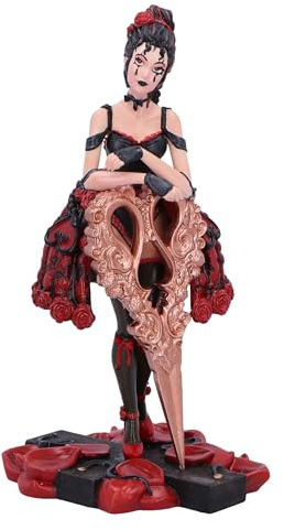 Nemesis Now Marionette Figur 18,5 cm, Harts, Marionette-sax, burlesk dockfigur, elegant gotisk dockprydnad, exklusiv originell design, gjuten i den finaste hartsen, specialmålad handmålad