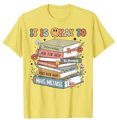Yellow Mental Health tshirt Funny Mental Health Women Kids T-Shirt