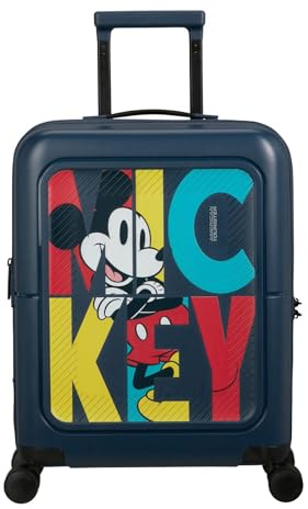 American Tourister Dashpop Disney - Spinner S, Erweiterbarer Handgepäck, 55 cm, 41/47 L, Mehrfarbig (Mickey Pop Letters)
