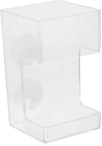 HAPINARY Automatischer Futterspender Für Aquarien Mit Antidrift-Design Transparente Futterstation Mit Saugnäpfen Großes Futterlager Für Fische Und Garnelen Präzise Futterkontrolle Für Verschiedene