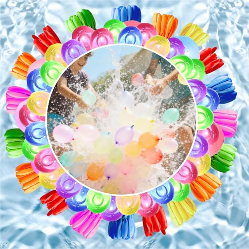 216 Pack Water Balloons for Kids Easy Fill, Quick-Fill Self-Sealing water Bombs, Ballons Water Toys for Kids Adult Summer Outdoor Garden Pool Party water Fight Game