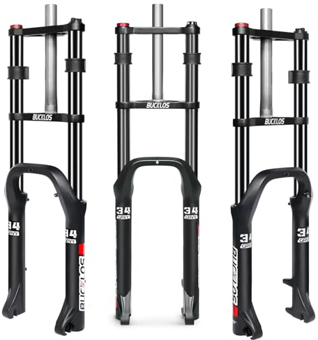 AEYINO Fat Bike Forks 20 Inch Fat Tyre Ebike Suspension Fork 4Inch MTB