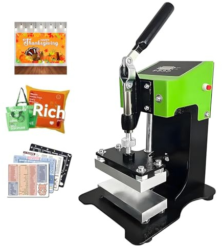 Pressa di calore e estrazione colofonia 600 W 6 x 12 cm doppia piastra riscaldata pressa per colofonia per la produzione di oli concentrati e trasferimenti professionali su vari mezzi