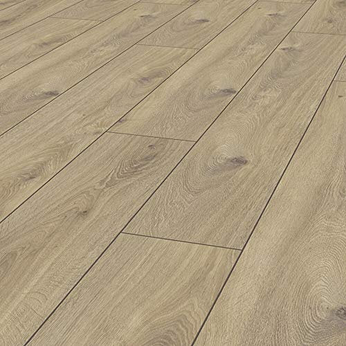 Laminato Pavimento Flottante AC4 Bisellato, Kronotex, Rovere Chiaro, Spessore 8mm, Scatola 2,131m²