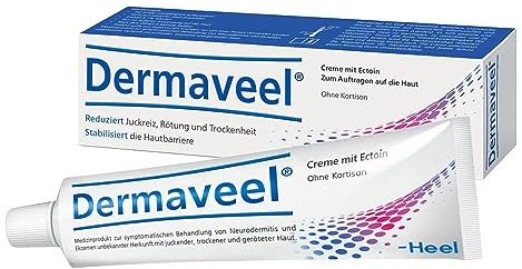 Dermaveel Creme 50ml - Linderung und Hautbarriereschutz bei Neurodermitis ohne Kortison | Geeignet für Babys ab einem Monat | Made in Germany