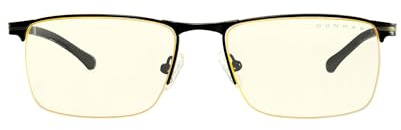 Gunnar Gaming- und Computerbrille - Marin, Onyx, Clear Linsen - Blaulichtfilter Brille, Premium Blaufilter, UV-Schutz,