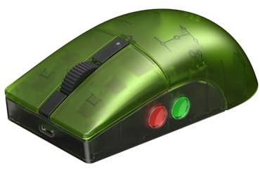 8Bitdo Retro R8 Mouse with PAW 3395 Optical Sensor DPI 26K, Wireless 4K Polling Mouse with Charging Dock, Programmable Buttons, and Kailh Sword GM X Micro Switches - Xbox Edition(Officially Licensed)