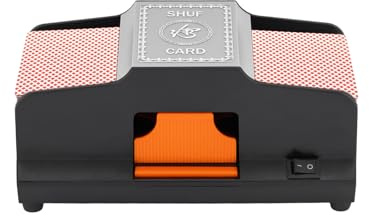 Två shufflinglägen professionell kortblandare blanda poker elektrisk kortblandare automatisk kasino standardstorlek kort USB-batterier ström höghastighet blandning av kort svart