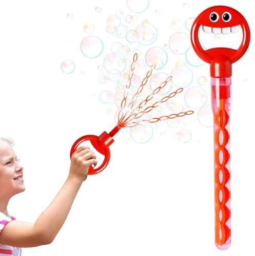 de Pompas de Jabón 45cm - Set Estilo 36 Agujeros y 5 Puntas para Bodas y Fiestas Infantiles Juguete Exterior Portátil Ligero Accesorios Pro Gear System Accessory Kit