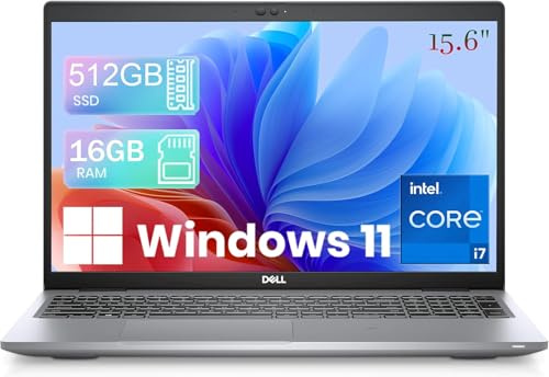 Dell Latitude 5520 - Ordenador portátil, 15,6 FHD(1920x1080), Intel Core i7-1185G7 up to 4.7GHz, 16 GB de RAM, 512 GB de SSD, Thunderbolt, HDMI, inglés árabe Keyboard, Win11 Pro (renovado)