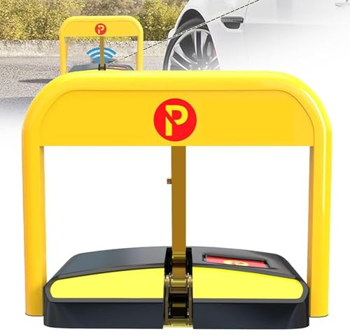 Barriera di parcheggio pieghevole con telecomando, colonna di parcheggio automatica per casa, ufficio, ufficio e uso commerciale, portata 50 m