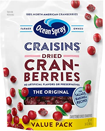 Ocean Spray Craisins - Arándanos secos, original, 24 onzas
