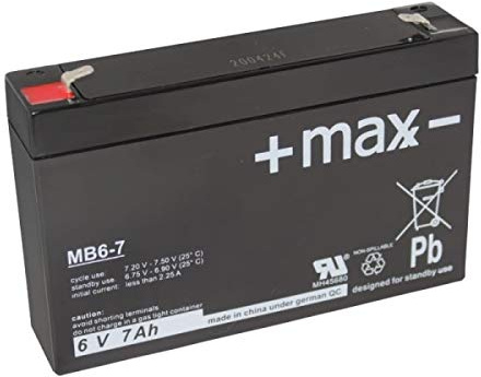 Akku kompatibel 3-FM-7 20HR 3 FM 7 3FM7 6V 7Ah AGM Blei wie 7,0Ah 7,2Ah
