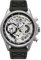 AVI-8 Mens 45mm Hawker Harrier Matador Chronograph Ivory Steel Japanese Quartz Pilot Watch with Genuine Leather Strap AV-4065-01