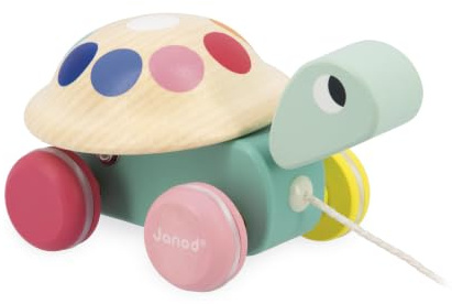 Janod - Zigolos Animale da Trainare, Tartaruga, J08236