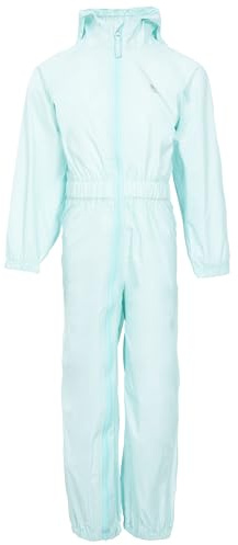 Trespass Unisex Kids Button Waterproof Rain Suit With Hood