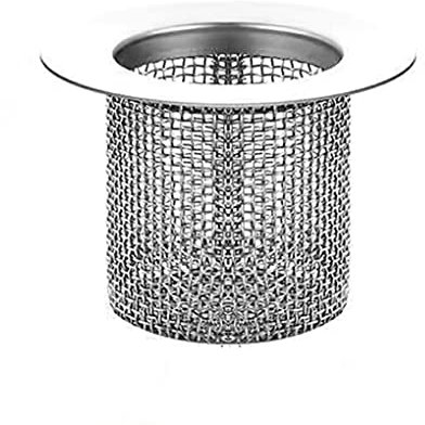 BOKIOESDE Filtro di scarico a pavimento Raccogli capelli Lavandino per doccia Cestello a rete Scarico per bagno, Corto grande