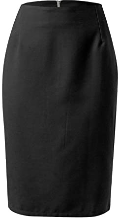 Falda de Invierno para Mujer, Estilo Bohemio, Acampanada, Informal, Asimétrica, Fluida, Gasa, Negro, L
