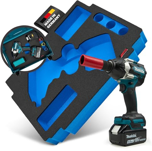 APTEX Schaumeinlage passend für Makita Akku-Schlagschrauber DTW 700 für MakPac Gr. 2-3