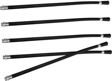 ORFOFE Manguera y Boquilla Del Extintor De Incendios 4kg Hierro, Repuesto Plástico Resistente, Para Oficina y Empresa, Pack 5 Piezas, Uso Seguro Emergencias