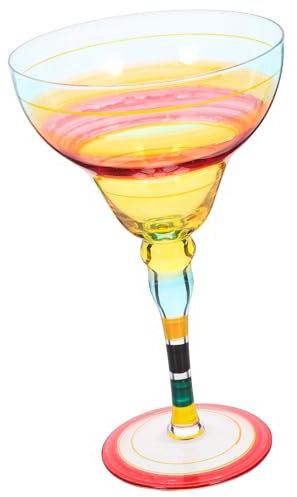 DECHOUS Bicchieri Da Margarita Calice Da Vino Dipinto A Mano Per Feste Design A Righe