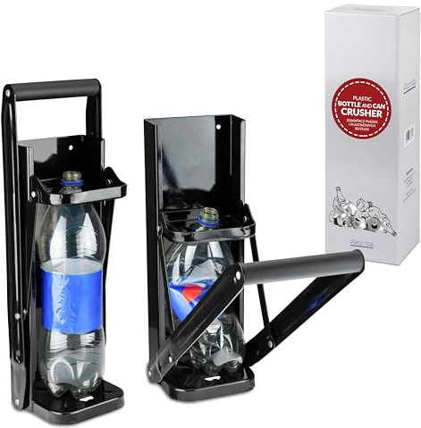 Froster Compacteur Canette et Bouteille, écrase Bouteille Plastique, Broyeur de Canettes en Aluminium et Briques de Jus ou de Lait