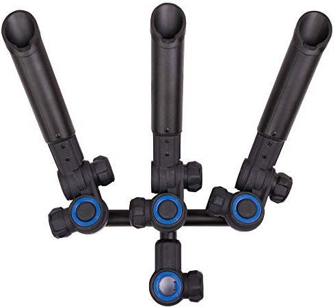 Fox Matrix 3D-R Multi Angle Rod Holder - Rutenhalter für 3 Angelruten, Rutenständer zum Feederangeln, Rutenablage für Feederrute