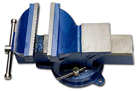 Schraubstock Parallel-Schraubstock 200mm Werkbank m. vorgefertigte Löcher