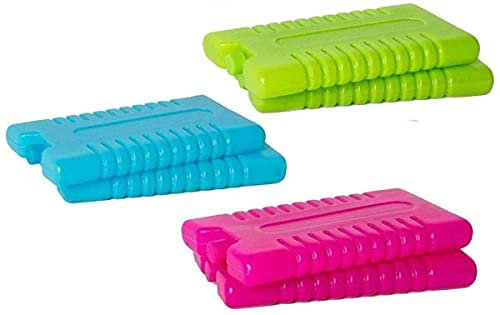 G4GADGET 16cm Freezer Blocks – Pack of 2 – Reusable Ice Packs for Coolers, Lunch Boxes, Travel & Outdoor Activities – Keeps Food Fresh and Drinks Cool