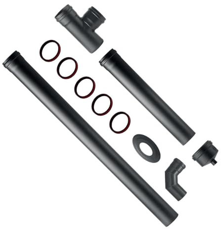 Installationsset 1,2 mm für Pelletöfen aus Stahl