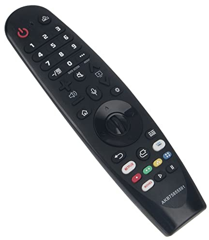 Replacement Voice Remote Control Applicable For Antteq 25 Inch/32 Inch/42 Inch/43 Inch /50 Inch Smart TV WebOS TV,Voice Magic Remote,2024 Black Televisions