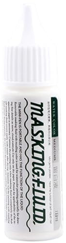 Masquage du liquide pour aquarelle peinture 18 ml mini masquage liquide pour peinture facile à utiliser à séchage rapide séchage aquarelle de pour projets artistiques