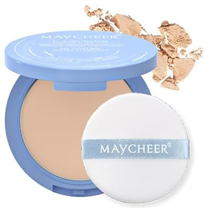 MTUVKGT Polvos fijadores mate translúcidos, polvos compactos de cobertura total, que absorben la grasa, polvos de acabado para un acabado impecable y un maquillaje duradero (03-DARK COMPLEXION)