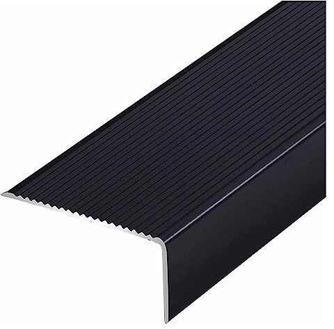 Profilo di Finitura per Moquette, Profilo di Transizione per Pavimento, Profilo di Finitura per gradini - soglia a L per Pavimenti in Laminato di Legno