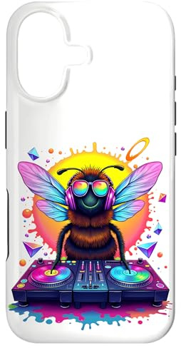 Custodia per iPhone 17 DJ Bee in stile pop art retrò