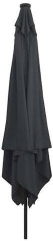 Vopese Garden Parasol Anthracite 295 x 295 x 245 cm For outdoor, terrace, and garden shading purposes ZSSCJ-UK42003662UK