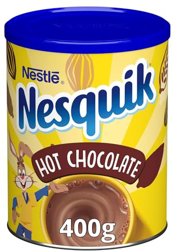 Nesquik Hot Chocolate Drink Mix Powder, 400 g Tin (Pack of 1)