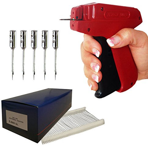 Etikettierpistole Set: Heftpistole A&J 90 S + 5.000 Heftfäden 65 mm Standard + 5 Nadeln Standard | HUTNER