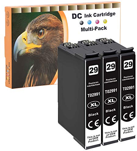 D&C Kompatibel für Epson 29XL 2991 für Epson Expression Home XP-430 XP-430 Serie XP-235 XP-342 XP-432 XP-435 XP-442 XP-445 XP-452 XP-455 XP-245 XP-247 XP-255 XP-257 XP-452 XP-455 (3X Druckerpatronen)